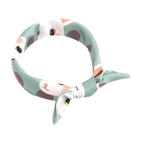 

sagace scarfs 2020 new fashion women square head scarf wraps scarves printed kerchief neck scarf luxury cute travel bandana, Blue;gray