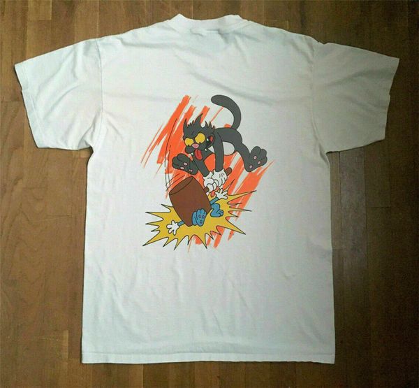 

new vintage 1992 itchy & scratchy t shirt reprint new funny tee shirt