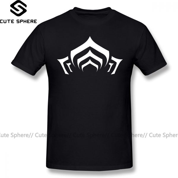 

warframe t shirt warframe lotus symbol white t-shirt print 100 percent cotton tee shirt mens beach 5x short sleeves fun tshirt