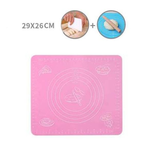 

pastry rolling mat kitchen tool cake pizza pie biscuit oven non stick pad