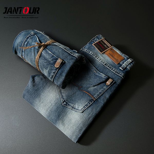 

mens jeans holes frayed hiphop ripped blue skinny stretch streetwear distressed moto biker jeans male denim pants