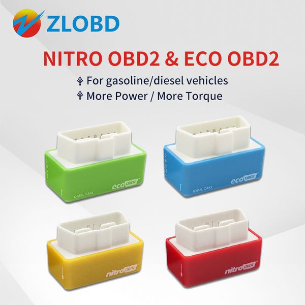 

15% fuel saver nitro eco obd2 performance chip tuning box more power torque nitro obd 2 ecoobd2 benzine diesel petro gasoline