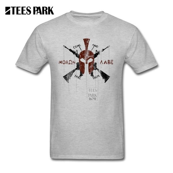 

men's t shirts blouse molon labe spartan helmet crewneck short t-shirt price man movie t shirts for male