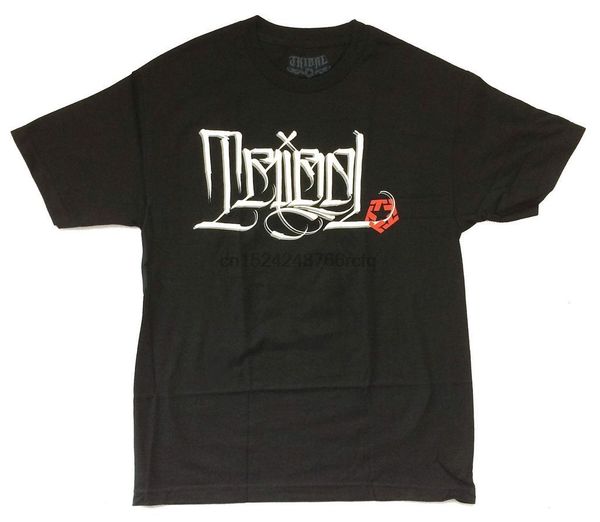 

tribal gear red star logo black t shirt new official streetwear mens