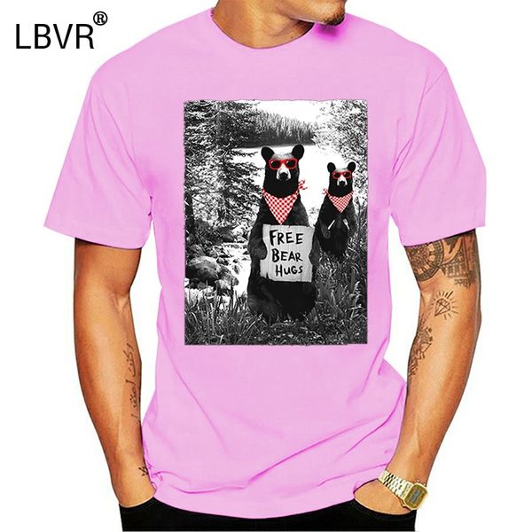 

riot society bear hugs mens t-shirt sleeve t shirt summer men tee clothing fashion classic tee mens tees