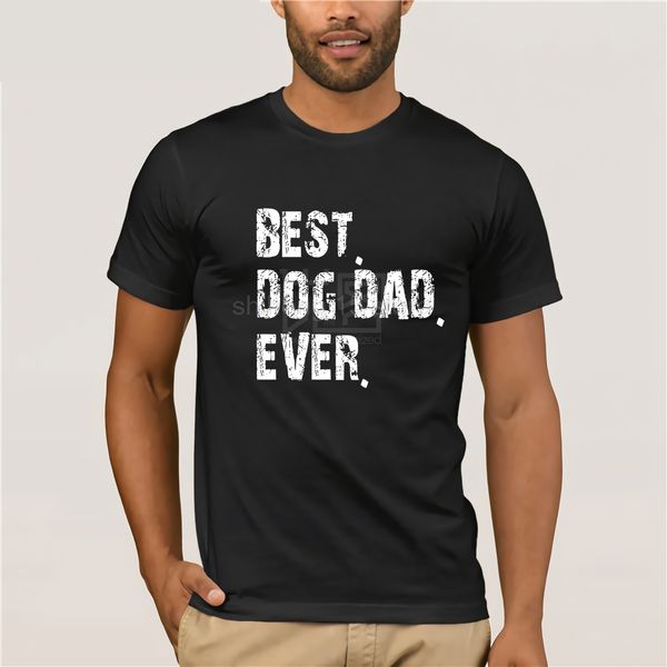 

men s dog dad ever father day gif - popular tagless tee t-shirt summer tees cotton o neck t-shirt