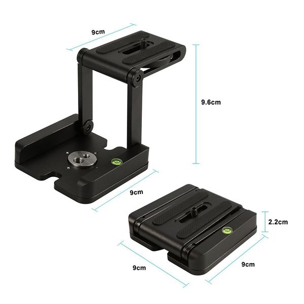 

quality z flex folding tilt stand holder camera foldable deskholder universal tool for slr canon nikon aluminum alloy tripod