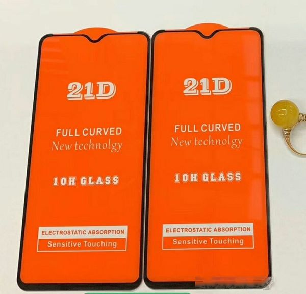 

full cover 21d 9d tempered glass screen protector ab glue edge to edge for samsung galaxy a10e a20e a20 core m21 m31 m30s 1500pcs/lot