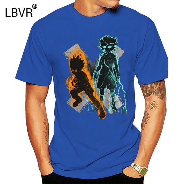 

men tshirt ready to fight hunter x hunter t shirt printed t-shirt tees top