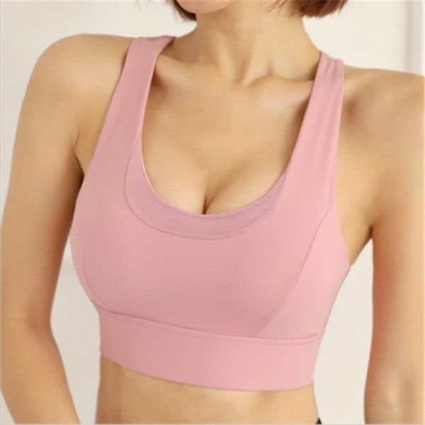 

йога бюстгальтеры crop top спорт тренажерный зал фитнес высокий stretch женщины жилет женский белье пуш-ап перекрестном workout sexy wear уд, White;black