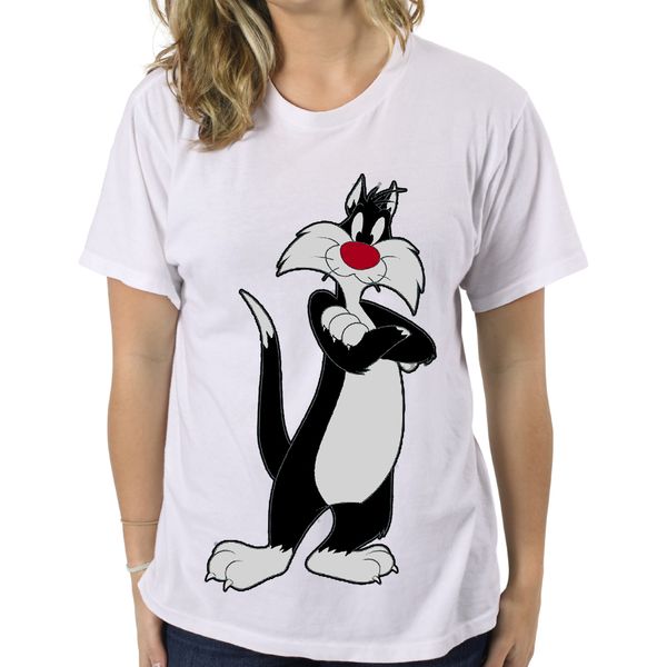 

looney tunes mens sylvester crossed arms t-shirt