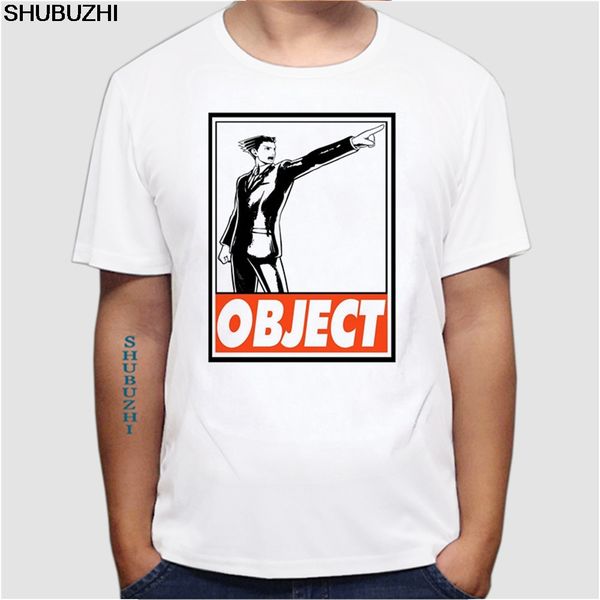 

summer tees t shirt ace attorney defense courtroom trial video game objection t-shirt tee funny o-neck tshirt