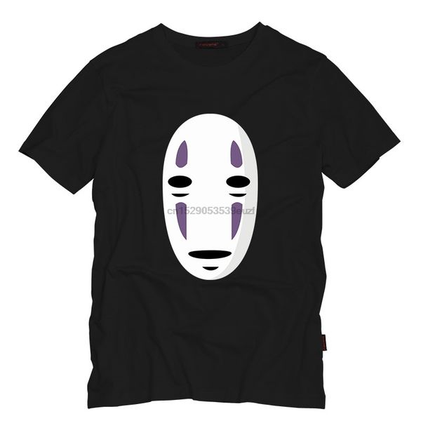 

hayao miyazaki japanese cartoon no-face t-shirt tees man spirited quality shirts no face faceless t shirts summer clothing