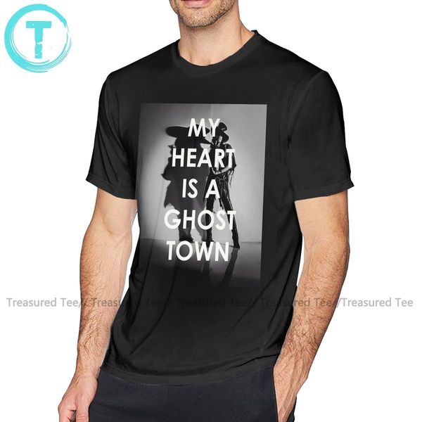 

адам ламберт тенниска адам ламберт мое сердце город-призрак футболка с коротким рукавом моды майка tshirt