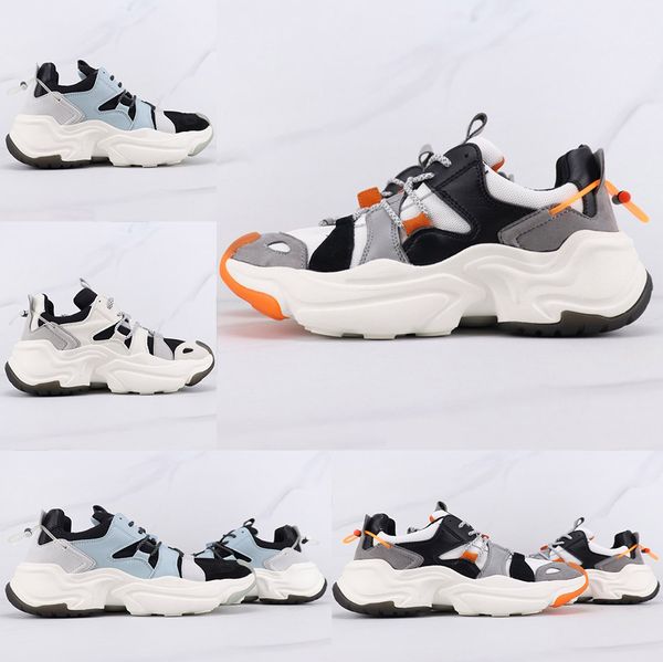 

2020 new sports men shoes grey orange mesh breathable running shoes fashionable all-match outdoor casual shoes