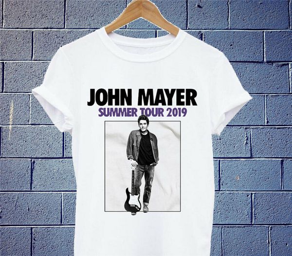 

john mayer summer tour 2019 t shirt large size tee shirt