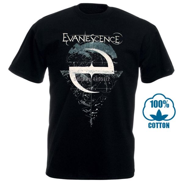 

evanescence 'space map' t shirt new & official tshirt o neck summer personality fashion men t shirts