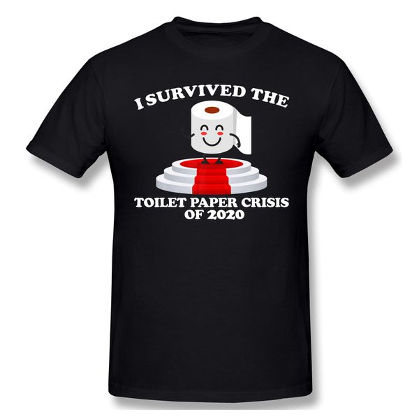 

toilet paper shortage panic buying t-shirts humorous cotton tees toilet paper crisis 2020 t shirts round collar clothing