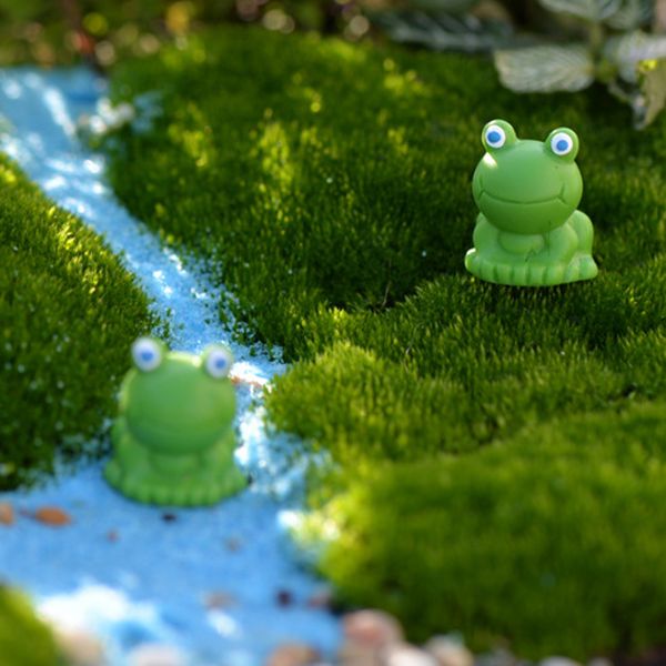 

30x miniature fairy yard craft landscape figurine garden ornament frog