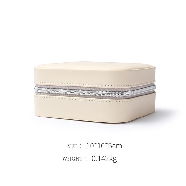 

portable pu leather case display custom jewelry travel bag, Pink;blue