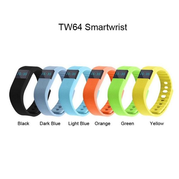 

fitbit style tw64 wristband smart band fitness activity tracker bluetooth 4.0 smartband sport bracelet for ios & android phone 01