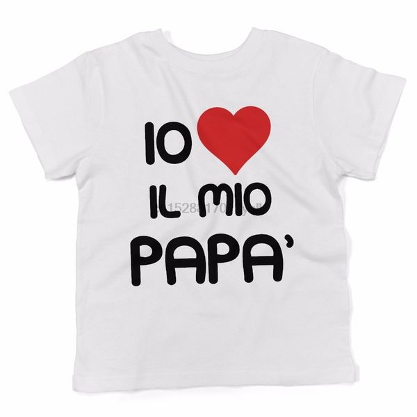 

2018 t shirts baby t-shirt i love il mio abbiliamento neonato - bianco new arrivals casual clothing