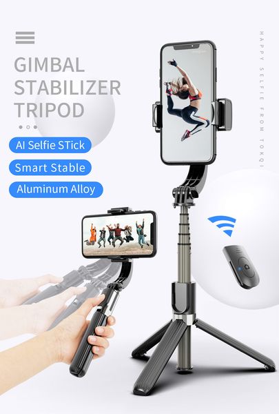 

mobile phone self-stabilizer single-axis stabilizer bluetooth multi-function live broadcast bracket bracket universal