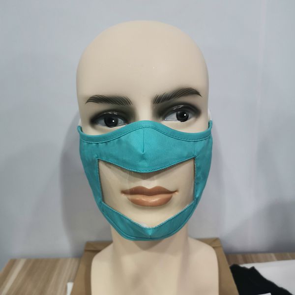 

funny transparent transparent protective masks breathable deaf-mute lip language mask for adults men women solid mouth visible lip reading