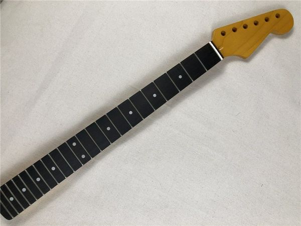 

yellow maple 22 frets guitar neck part rosewood fingerboard 25.5" length