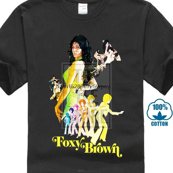

foxy brown men tshirt streetwear harajuku tshirts girl t shirts black of white tee shirt men