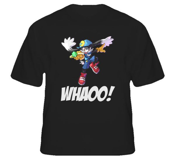 

klonoa retro video game t shirtcartoon t shirt men new fashion tshirt funny