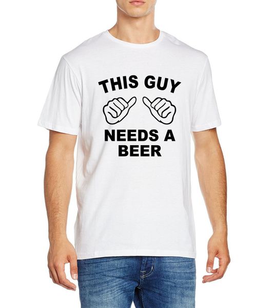 

2019 summer o neck fashion needs a beer camisa homme t shirts men letters print casual short sleeve t-shirts