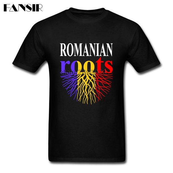 

romanian roots romania flag men tshirts new design shirt for men short sleeve crewneck cotton over size tee for team