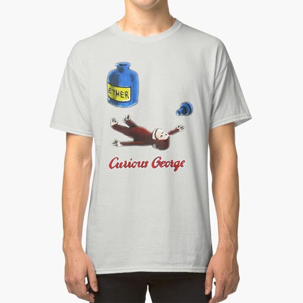 

curious george breathes in ether t - shirt breathe huff ether curious george jorge curioso jorge curioso sniff curious george
