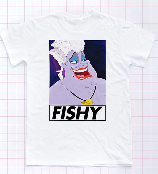 

подозрительный урсула tee сервировки lgbt русалка принцесса реалистичность shady queens футболка vintage graphic tee shirt