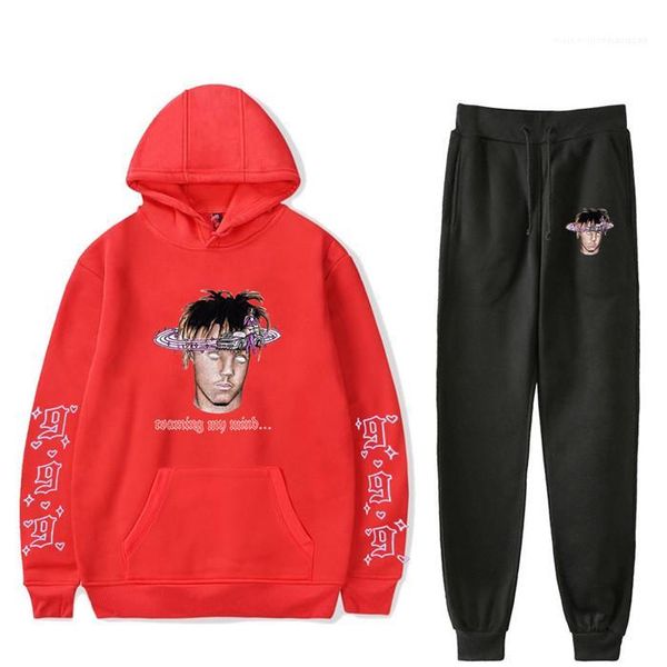 

hoodies suits teenagers american hip-hop singer tracksuits spring designer thicken sportswear males casual fashion loose 2pcs, Gray