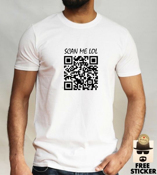 

qr штрихкод rick прокат футболка смешной шутка никогда даст вас рик астлей