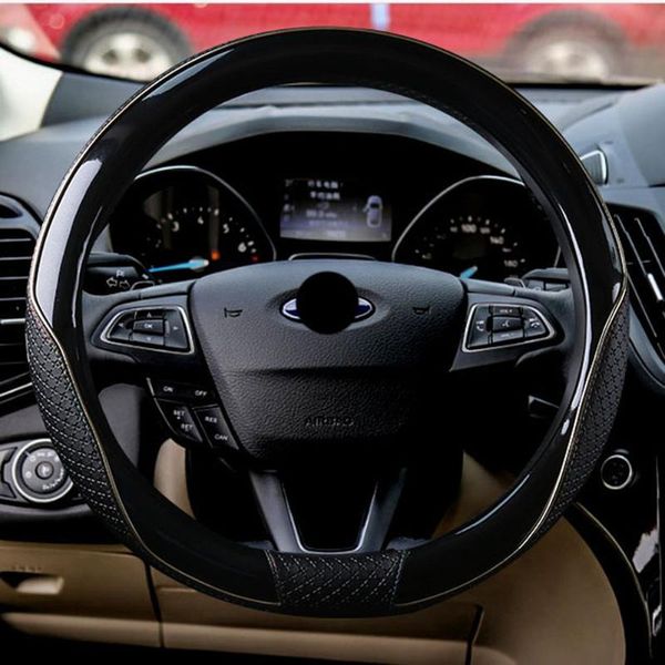

рулевое колесо автомобиля крышка подходит для mondeo taurus авто steering- колеса обложки anti-slip универсальных кожаного автомобиля-стайли