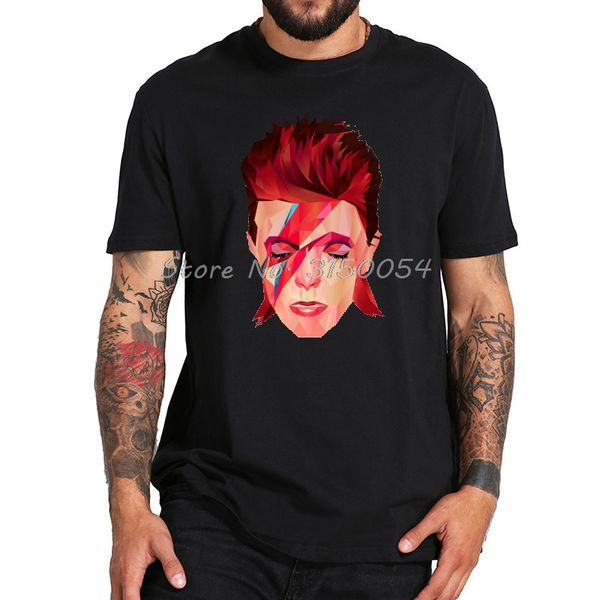 

new david bowie funny t-shirt summer character print men t shirt cotton tshirt hip hop casual tees harajuku