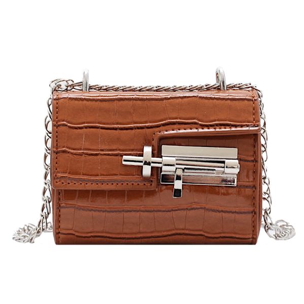 

luxury bag fashion pu leather crocodile women's square shoulder messenger bag sac a main femme bags for women 2020 bolso mujer