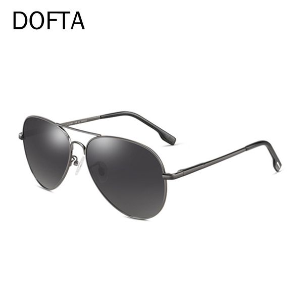 

dofta pilot men sunglasses polarized male sun glasses uv 400 glasses for driving vintage shades with case 9091, White;black