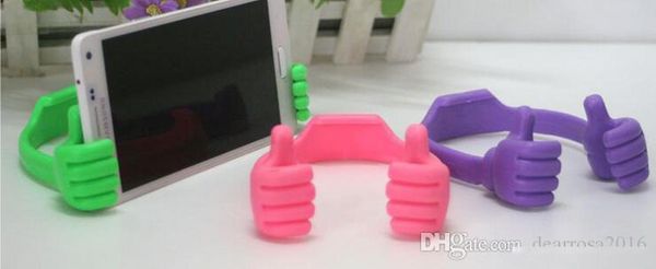 

1 pc/lot phone tablet ok stand multi-angle portable deskstands for tablets e-readers and smart phones flexible abs phone holder