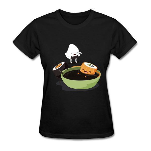 

sushi soy bath t shirt for womens