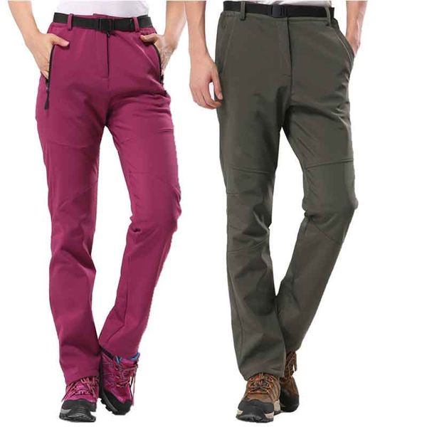 

outdoor pants winter mens thick women's softshell trousers hiking fishing pockets spring casual s-5xl pantalones, Black;green