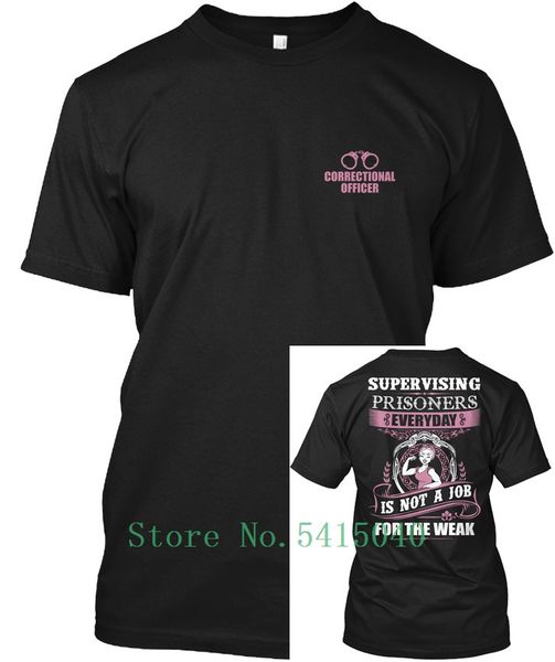 

awesome correctional officer - supervising prisoners comic tagless tee t-shirt creative casual men's t-shirt fashion o-neck