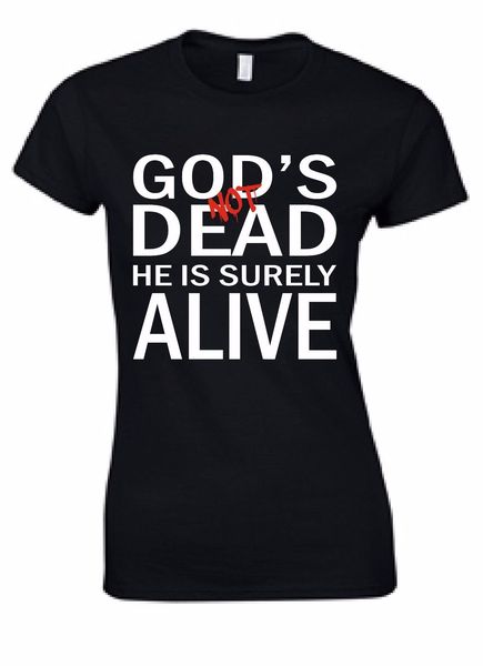 

2019 fashion christian t shirts god's not dead tee shirt