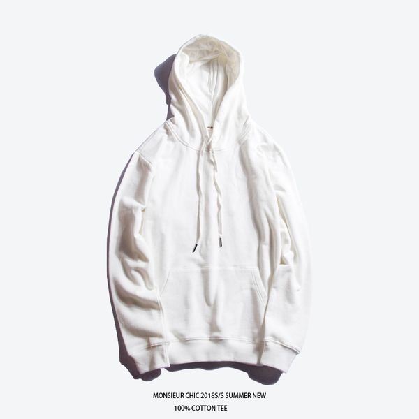 

zhijing men's hooded pullover hoodies casual sports men's clothing, Black