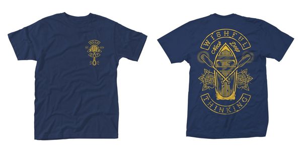 

neck deep 'sink or swim' t-shirt - new & official male selling t shirt new design cotton male tee shirt designing