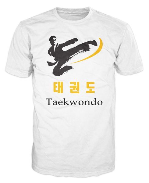

2020 100% cotton taekwondo martials t-shirt