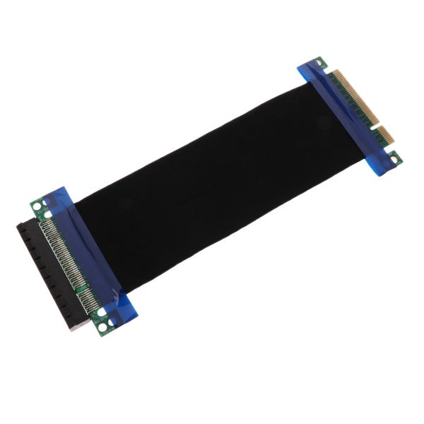 

pci-e pci express 8x riser card adapter flexible extension cable 98pin 15cm